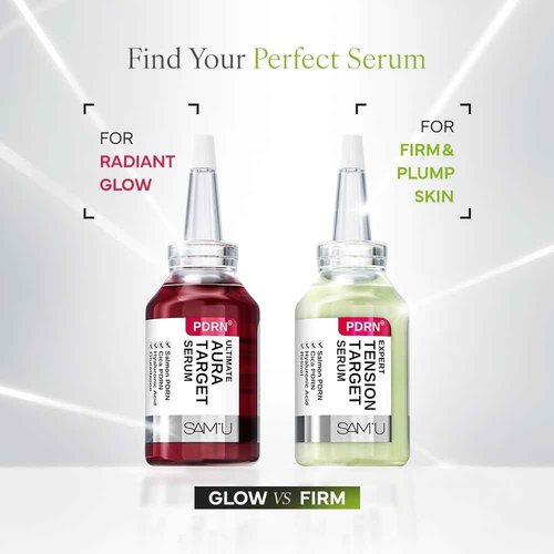 SAM'U PDRN Expert Tension Target Serum - PDRN Salmon DNA retinol serum with Collagen & Peptides for skin firming & elasticity, Korean Skin Care