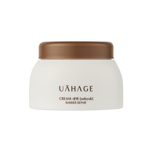 UAHAGE Sebyuk Cream Barrier Repair - Long-Lasting Hydration, Vegan Korean Skincare with Ceramide, Cholesterol, Shea Butter, Niacinamide, Panthenol, Squalane (50ml / 1.69 fl.oz)