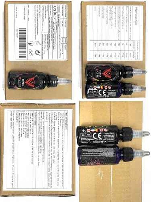 BaodeLi 14 Color 30 ml Tattoo Ink Kit with Microblade Paint and UV Ink - Dynamic Ink Set for Tattoo Equipment and Gun - Includes Green Soap