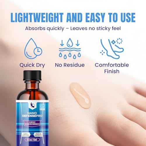 (5 Pack) Nano Defense Pro - Official Nano Defense Pro Premium Toenail Treatment Drops, NanoDefense Pro Liquid Solution All Natural Support Healthy Skin & Nails Advanced Formula, 5 Bottles for 150 Days