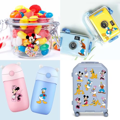 Mouse Birthday Party Supplies, 34Pcs Temporary Tattoos Party Gifts, Removable Tattoo Stickers for Goody Bag Treat Bag Stuff for Mickey Birthday Party Decoration