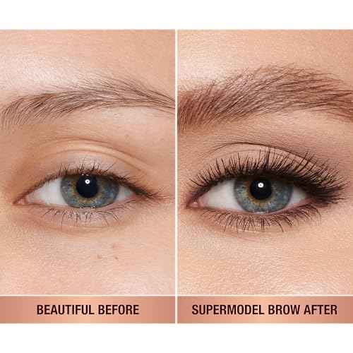 Charlotte Tilbury Legendary Brows Tinted Eyebrow Gel - Micro-Precision Brow Brush Adds Fullness, Texture & Feathered Definition - Water-Resistant Formula