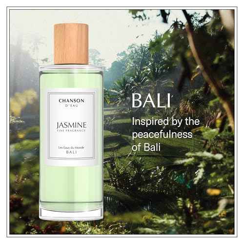 Chanson Jasmine Eau de Toilette 3.4 fl oz (Pack of 1), Notes of Jasmine, Tuberose, and Vanilla, Women's Fragrance, Long Lasting, Everyday Fragrance, Travel Size