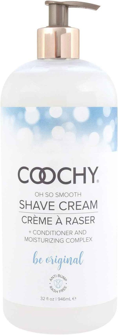 Coochy Intimate Shaving Cream | Shave Conditioner & Moisturizer for Face & Body | Ideal for Sensitive Skin Care, Anti-Bump | Be Original, 32 oz