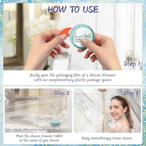 Shower Steamers Aromatherapy 8 Pack - Gifts for Women, Shower Bombs with Essential Oils, Self Care and Stress Relief Stocking Stuffers, Relaxation Birthday Gifts for Women and Men