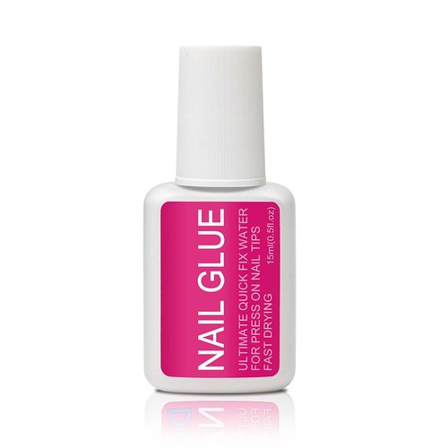 30ML Super Strong Nail Glue for Press Ons, Fake Nail Tips, Acrylic Nails No Uv Light Needed Nail Bond Brush in Nail Glue for Press On Nails Long Lasting Nails Glues for Beginners DIY Home