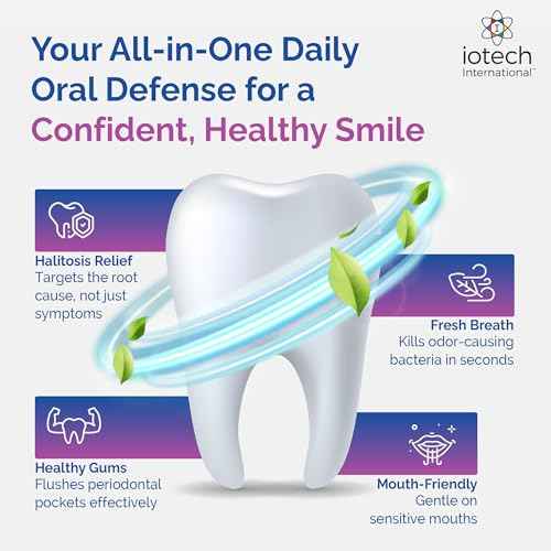 ioRinse Concentrated Irrigant with Active Molecular Iodine, Alcohol-Free Dental Irrigant, for use with Waterpik Water Flossers, and All Other Oral Irrigation Devices
