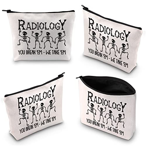 XYANFA Radiology Tech Gifts Radiologist Cosmetic Bag x Ray Tech Graduation Gifts Thank You Gift You Break Em We Take Em (You Break Em We Take Em)