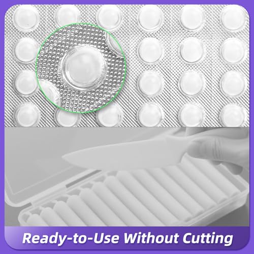 Orthodontic Wax for Braces - 240 Dental Wax Dots | Hygienic Individual Wraps, Mint Flavor