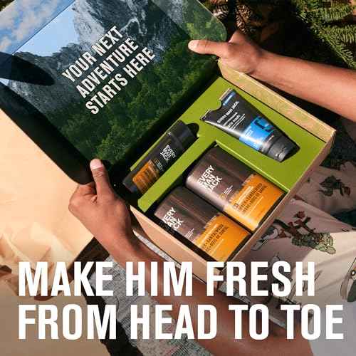 Every Man Jack Men¡¯s Amber + Sandalwood Bath and Body Gift Set - Clean Ingredients & Sandalwood, Amber, and Vetiver scent - Round Out His Routine with Body Wash, 2-in-1 Shampoo, Deodorant & Face Wash
