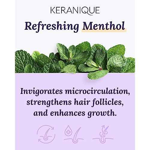 Keranique Volumizing Shampoo - Hair Thickening for Fine & Thinning Hair - Keratin Enriched, Scalp Cleansing, Sulfate-Free, Color-Safe Volume Shampoo
