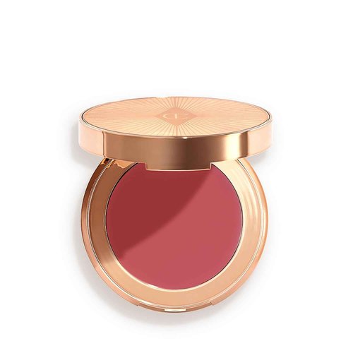 Charlotte Tilbury Pillow Talk Lip & Cheek Cream Blush - Hydrating Face Makeup with a Dewy, Sheer Finish - Enriched with Vitamin E & Beeswax to Soften Skin - Colour of Dreams