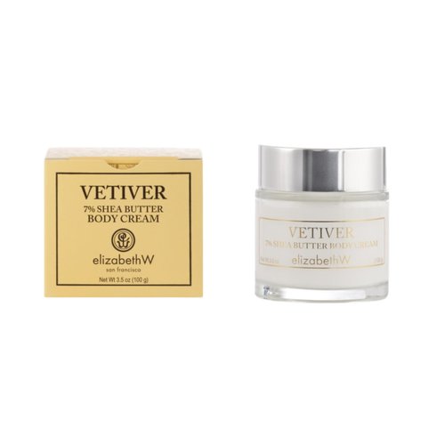 Elizabeth W, Vetiver Body Cream, 3.5 Ounces