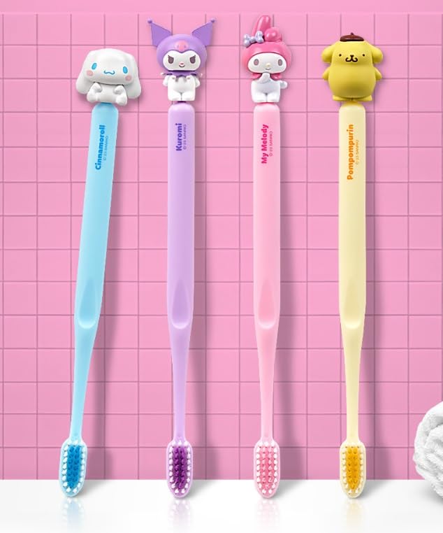 Generic 1 Count Cute Figure Toothbrush (Pink)