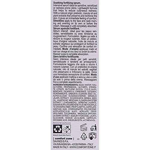 [ comfort zone ] Remedy Soothing Serum, Fragrance-free Intensive Formula For Soothing, Fortifying Action, Perfect For Sensitive Skin, 1 Fl. Oz.