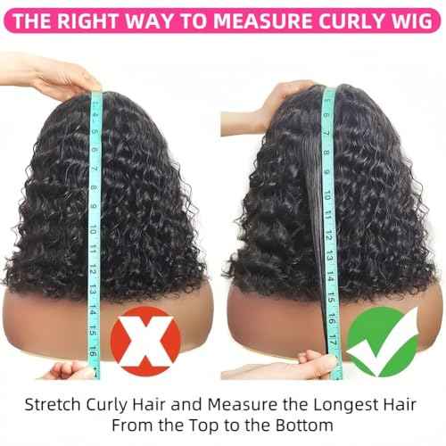 Curly Half Wig Human Hair Glueless Wigs Human Hair 200% Density Upgrade 3 IN 1 Headband Wig Seamless Flip Drawstring Wig Human Hair Wear and Go Beginner Friendly for Women 20 Inch