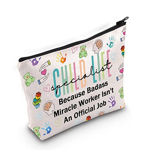 C Life Specialist Cosmetic Makeup Bag CCLS CLS Thank You Gift Pediatrician Gift C Life Squad Gift (Child Life BS)