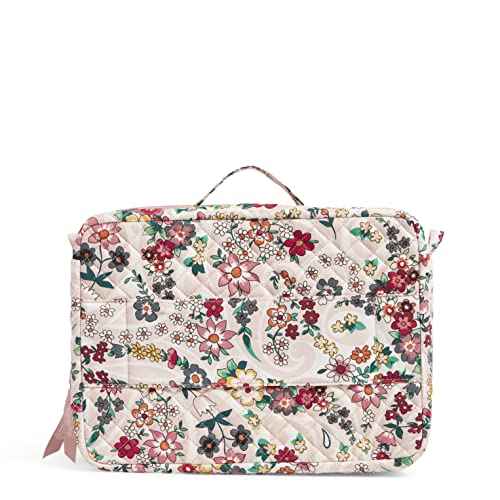 Women's Cotton Grand Vanity Toiletry Makeup Organizer Case Bag