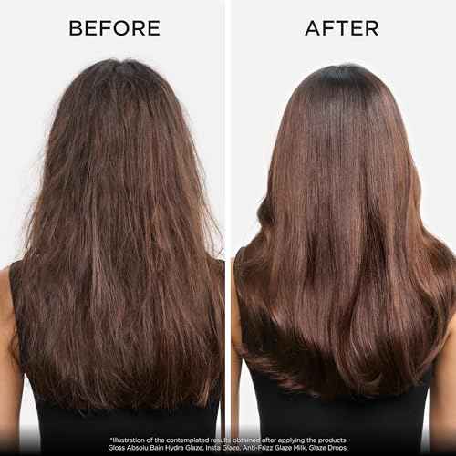 Kerastase Gloss Absolu High-Shine Anti-Frizz Shampoo - Cleanses & Reveals Ultimate Shine, for Glossy & Bouncy Hair