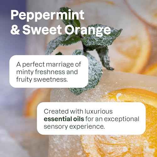 ATTITUDE Hydrating Shampoo Refill, Peppermint & Sweet Orange, EWG Verified with Essential Oils, Vegan & Plant-Based, For Dry and Damaged Hair, 67.6 Fl Oz