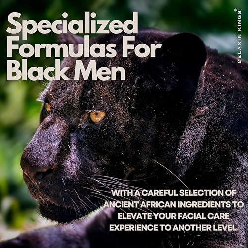 Melanin Kings Beard Balm for Black Men | 3 oz | Ancient African Ingredients | Specialized formula for black men s Kenyan Sandalwood Scent