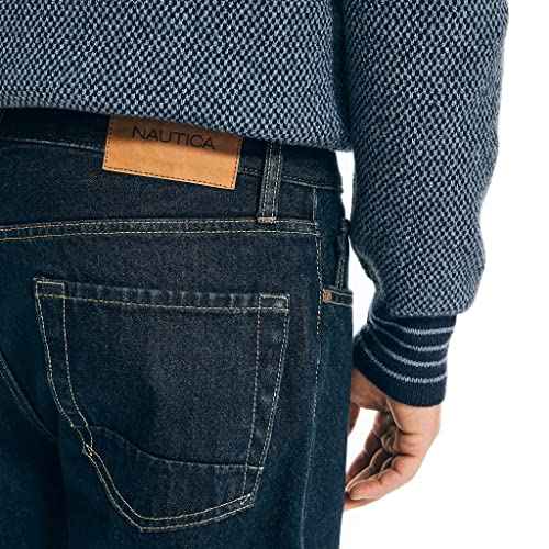 Nautica Men's Loose Fit 5 Pocket Jean Pant