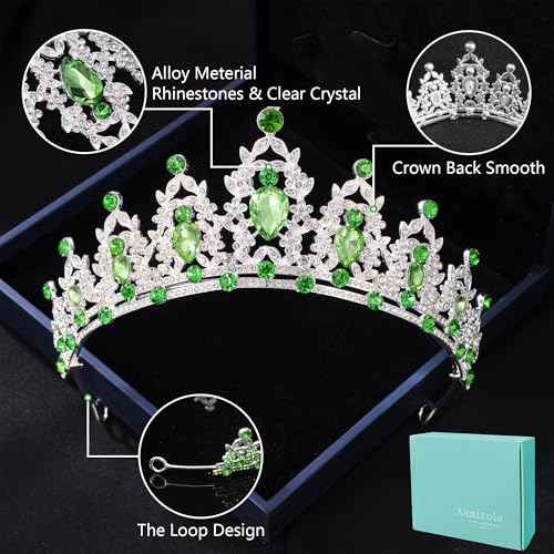 Kamirola - Queen Crown and Tiaras Princess Crown for Women and Girls Crystal Headbands for Bridal, Princess for Wedding and Party£¨01£©