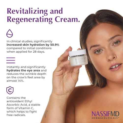 NassifMD Peri-Orbital Under Eye Cream for Wrinkles, Under Eye Cream Dark Circles and Puffiness, Under Eye Dark Circles Treatment, Eye Wrinkle Cream, Dark Eyes Circle Treatment