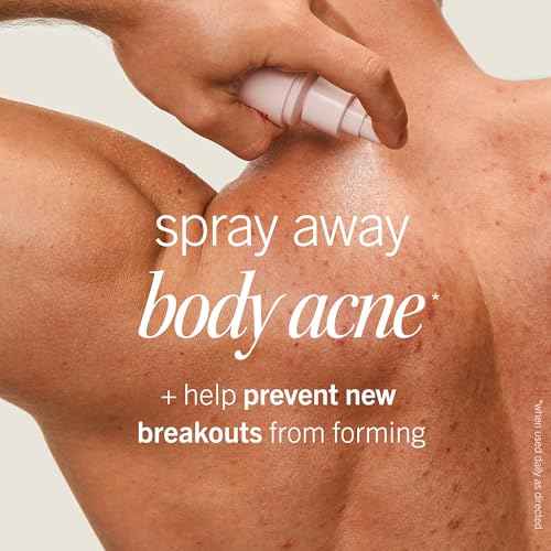 First Aid Beauty Body Acne Spray - Maximum Strength Body Acne Treatment With 360-Degree Sprayer - 2% Salicylic Acid Formula, (3.0 oz)