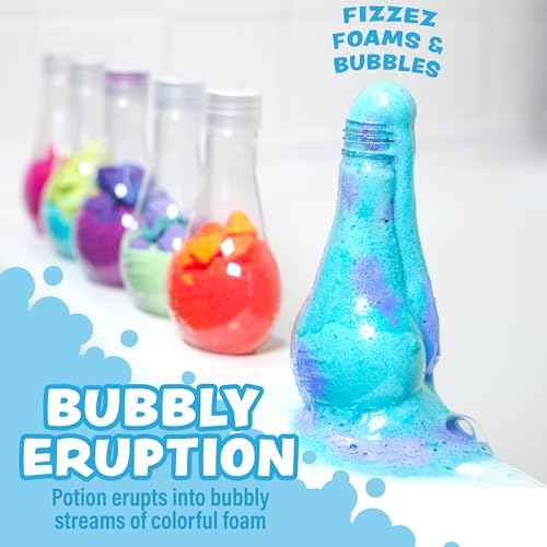 Tub Works¢ç Kids Bath Bomb Potion¢â Bath Toy, Variety 6 Pack | Nontoxic | Fizzes, Foams & Bubbles with an Eruption of Color | Interactive Bath Bombs | Fun Science Toddler Bath Toys