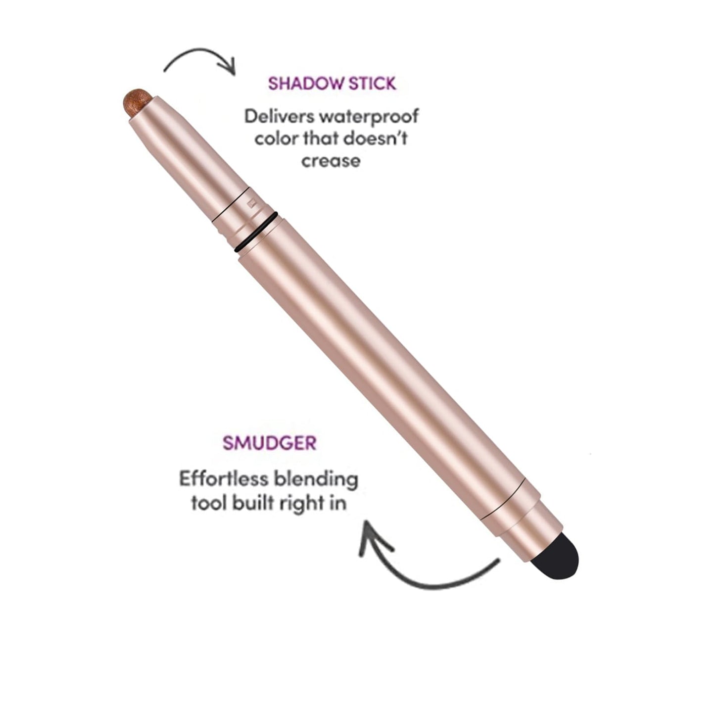 Hotiary Eyeshadow Pencil - Neutral Cream Matte Shimmer Eyeshadow Stick -Waterproof Long Lasting Eyeshadow Pencil (B8)