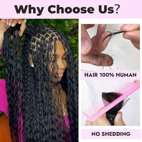 Human Hair for Boho Braids 100G Boho Braiding Human Hair #4/27/30 Deep Wave 100% Brazilian Human Braiding Hair 20 Inch