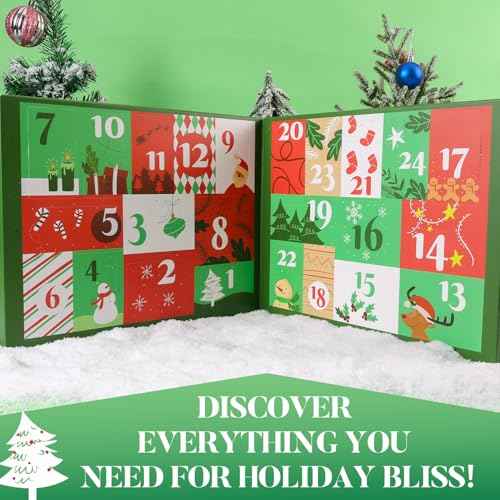 2025 Limited Edition Advent Calendar Christmas Hand Cream Gifts Sets for Women, 24pcs Spa Gift Set, Bubble Bath, Body Scrub, Shower Gel, Body Lotion, Soap, Loofah, Christmas tree bath bomb