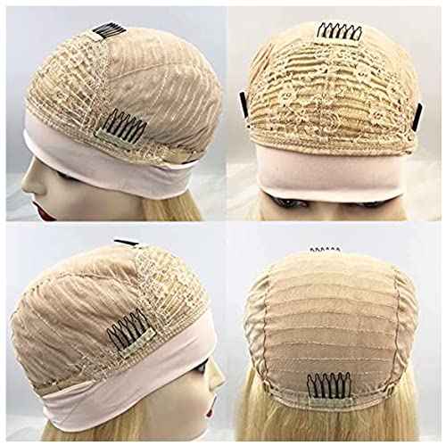 613 Deep Wave Headband Wig Blonde Human Hair Headband Wig 130% Density Grade 8A Brazilian Remy Hair Machine Made Wigs 16 Inch