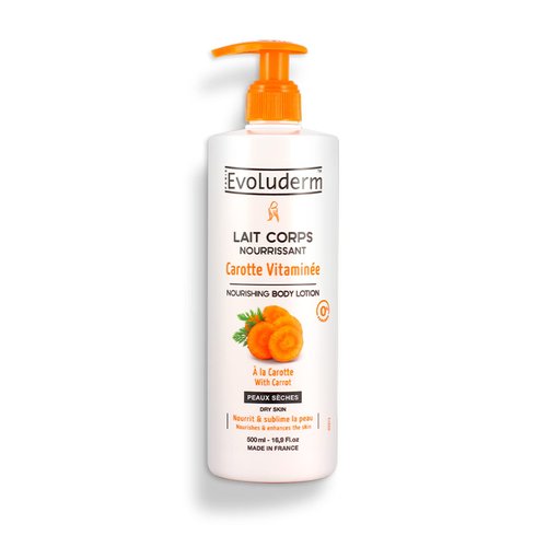 Carrot Vitaminized Nourishing Body Milk by Evoluderm
