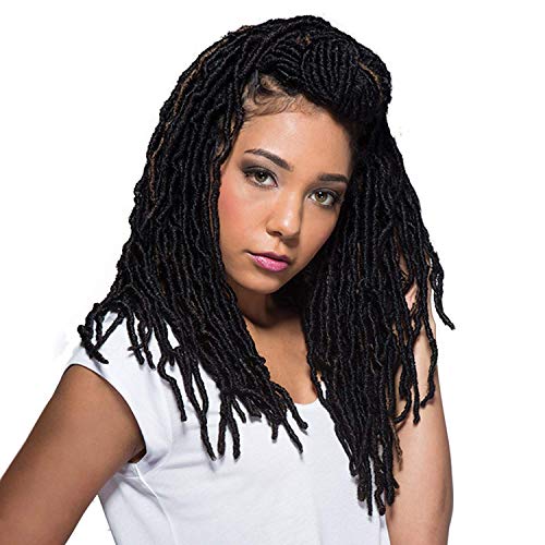 Bobbi Boss Synthetic Hair Crochet Braids African Roots Braid Collection Nu Locs 14" (6-PACK, 613)