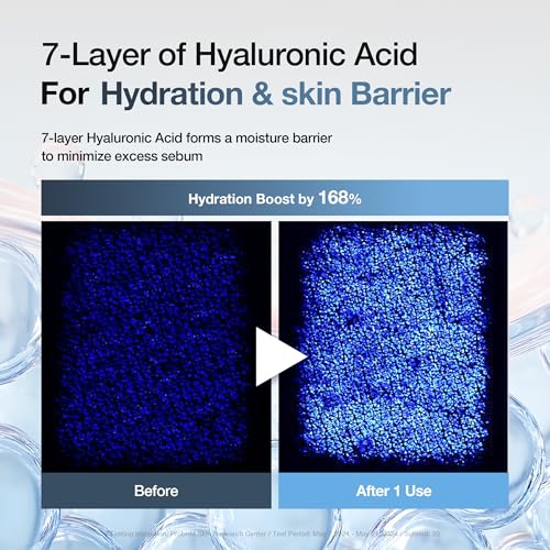 Hyaluronic Acid & Ceramide All-In-One Cleanser, Deep Hydrating Face Wash with Charcoal, Coconut, and Turmeric for Radiant, Moisturized, and Balanced Skin