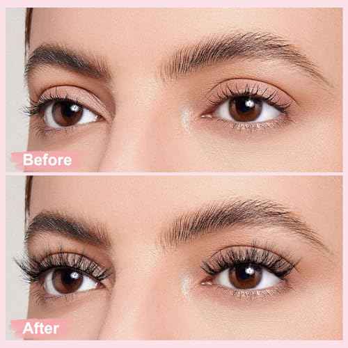 Cat Eye Lashes Wispy Fluffy, 8D Faux Mink 12-18MM (7 Pairs) - Dramatic Volume, Waterproof Lightweight, Daily & Party Wear, Reusable