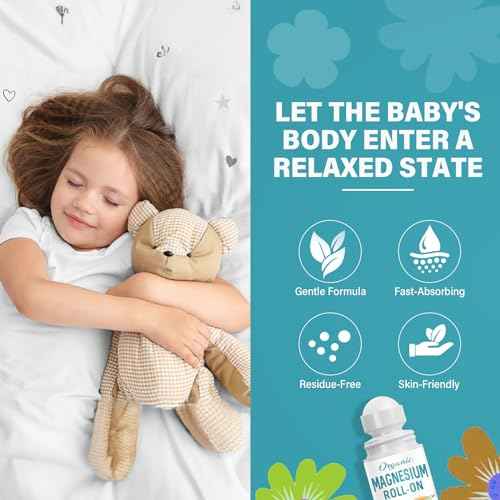 ITECFREELY Magnesium Lotion for Kids Sleep & Calm, Magnesium Cream Roll-on Applicator to Help Children Calm & Sleep, Relaxation Formula for Balanced Mood