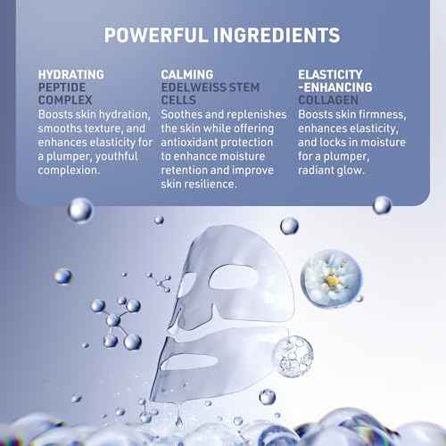 FAQ Glass Skin Collagen Face Mask ? Hydrating Skincare ? Collagen Mask for Face Care & Glass Skin (5pcs)