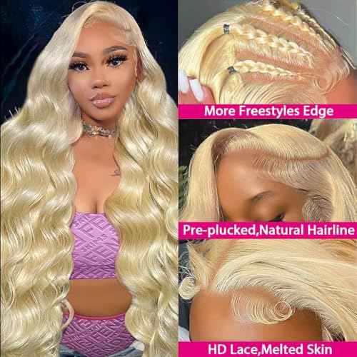 250% Density 613 Lace Front Wig 32 Inch 13X4 Lace Front Wigs Human Hair Body Wave Human Hair Wigs For Black Women Glueless Wigs Lace Frontal Wigs