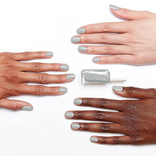 Essie expressie, Quick-Dry Nail Polish, 8-Free Vegan, Light Gray, In The Modem, 0.33 fl oz