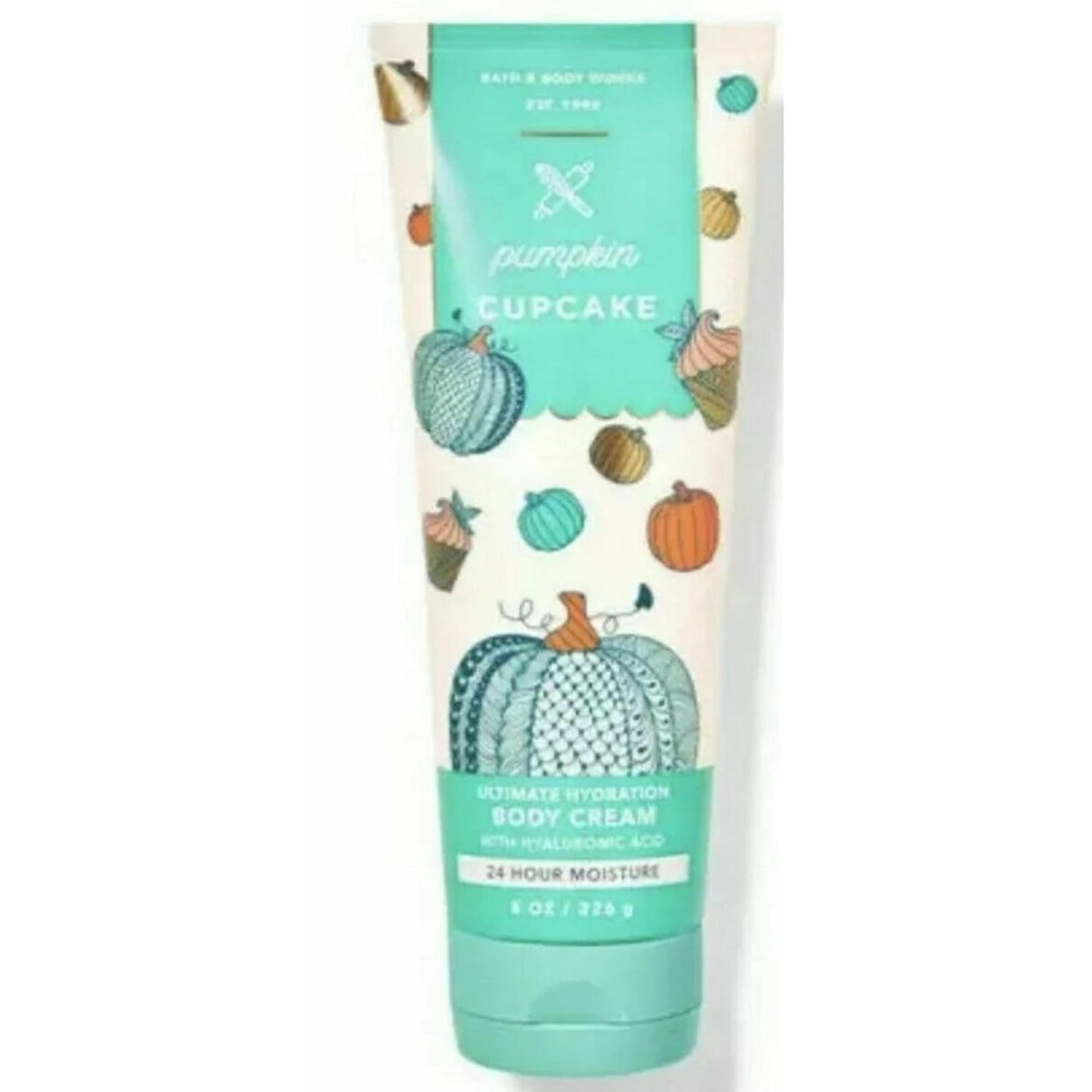 Bath & Body Works Ultimate Hydration Body Cream For Women 8 Fl Oz 1- Pack (8 Ounce (Pack of 1), Pumpkin Cupcake)