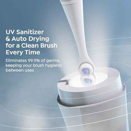 SuperMouth¢ç ULTIM8 SmartBrush¢â Electric Toothbrush - Patented SuperBristles¢ç Clean Teeth 40X Better, Dual Sonic Modes, Pressure Sensor, Stunning Design - Teens & Adults - Pearly White