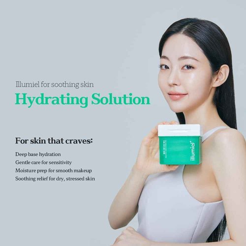 illumiel Aqua Hydrating Square Toner Pads for Long-Lasting Skin Moisture Barrier with Xylitylglucoside & Kakadu Plum Extract Exosome [Vegan & Korean Skincare] – 60 Pads(9.17 fl. oz)