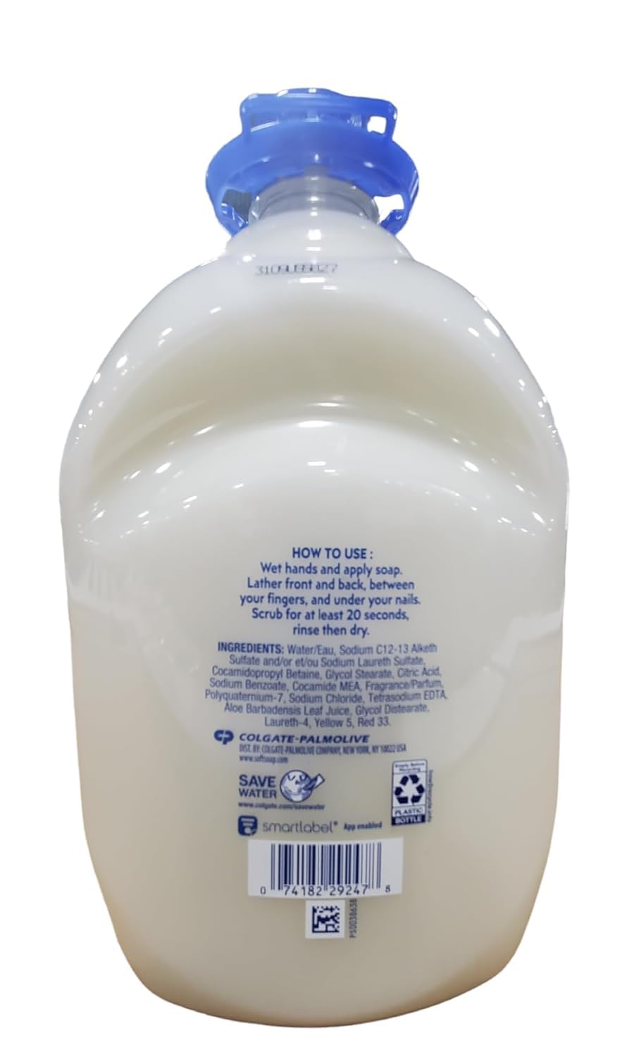 Softsoap Liquid Hand Soap Aloe Vera Moisturizing 64-Ounce Refill Bottle