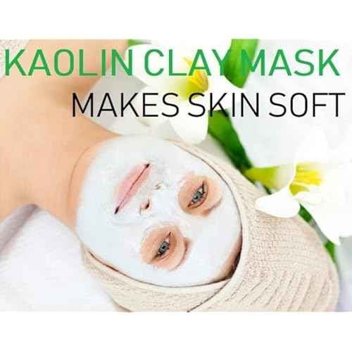 Relaxcation Bulk 5 LB Kaolin White Clay Powder (China Clay) | 100% Natural for Making Mask for Face/Facial, Hair, Body, Soap, Deodorant, Bath Bombs | 5 lbs