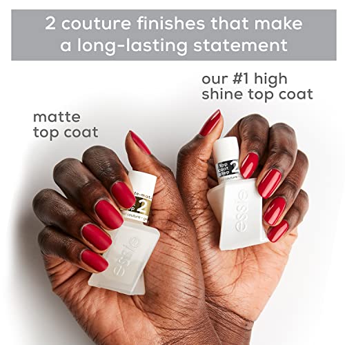 Essie Gel Couture Long-Lasting Nail Polish, 8-Free Vegan, Raisin Brown, All Checked Out, 0.46 fl oz