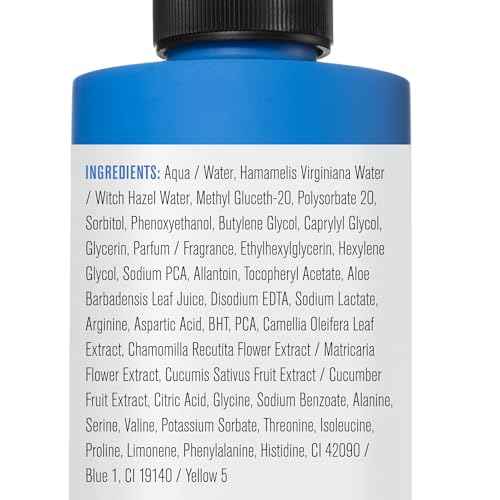 Baxter of California Herbal Mint Toner for Men | All Skin Types | Non-Drying | Paraben-Free | 8 Fl Oz