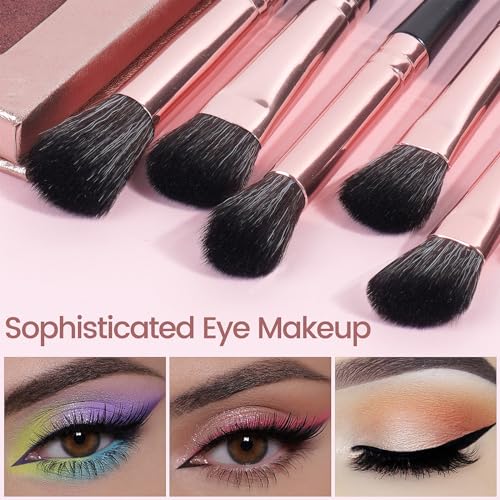 Make up Brushes, MAANGE 25 Pcs Professional Makeup Brushes Foundation Eyeshadow Blush Brush Kabuki Blending Concealers Face Powder Eye Makeup Brush Set Mothers Day Gifts